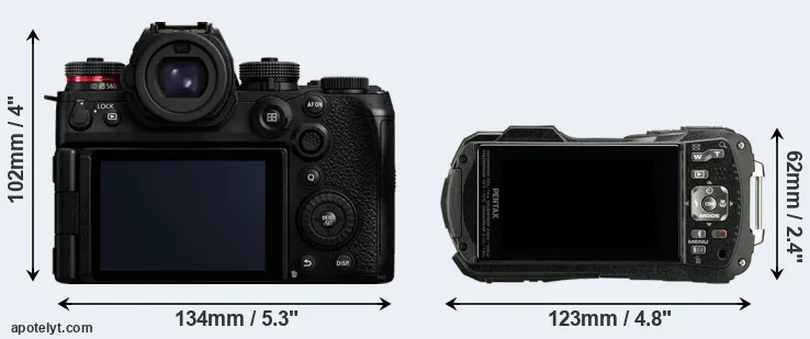 Comparison S1 II or WG-90 rear