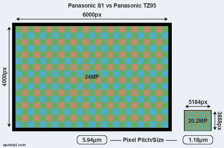 S1 versus TZ95 MP
