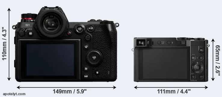 Comparison S1 or ZS100 rear