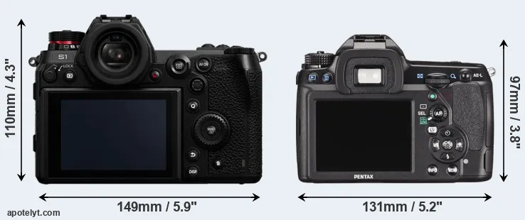 Comparison S1 or K-5 II rear