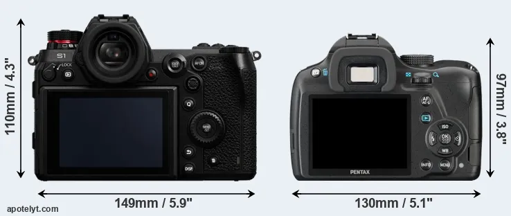 Comparison S1 or K-50 rear