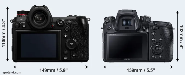 Comparison S1 or NX1 rear