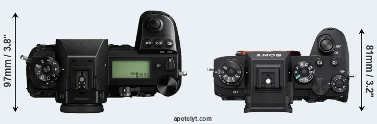 Compare S1 versus A1 top