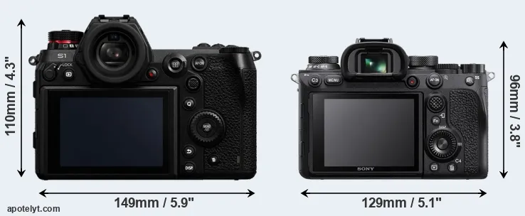 Comparison S1 or A9 II rear