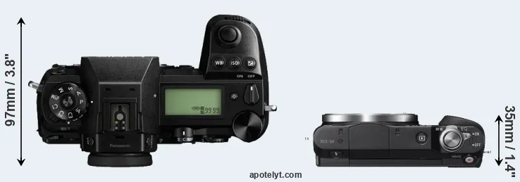 Compare S1 versus NEX-3N top