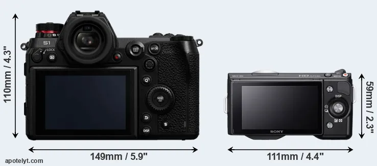 Comparison S1 or NEX-5N rear