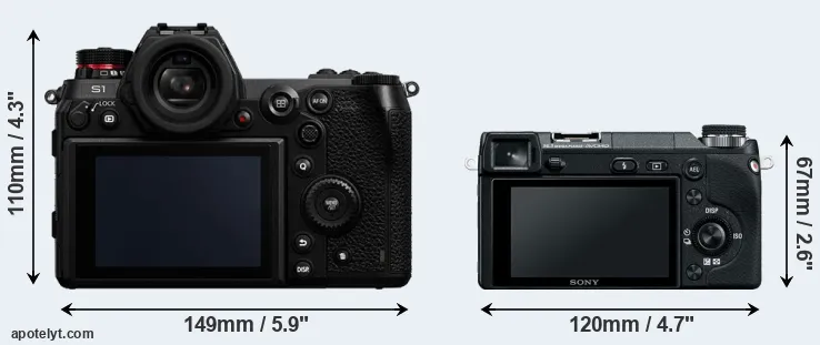 Comparison S1 or NEX-6 rear