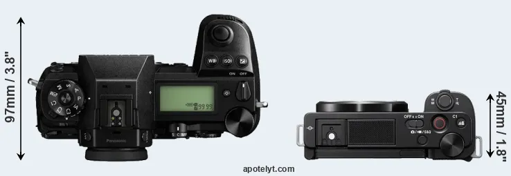 Compare S1 versus ZV-E10 top
