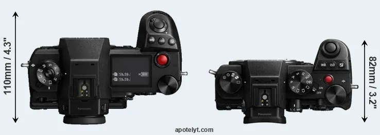 Compare S1H versus S5 top