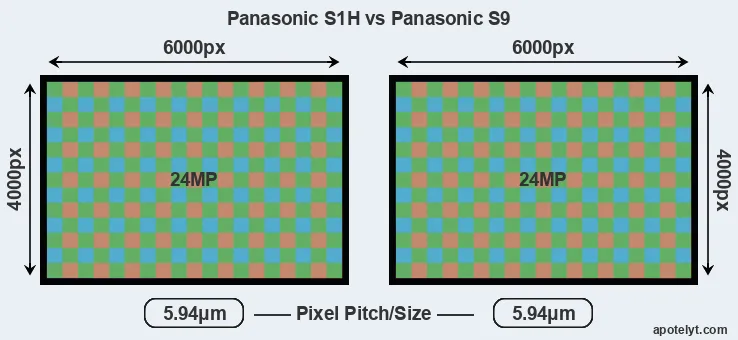S1H versus S9 MP