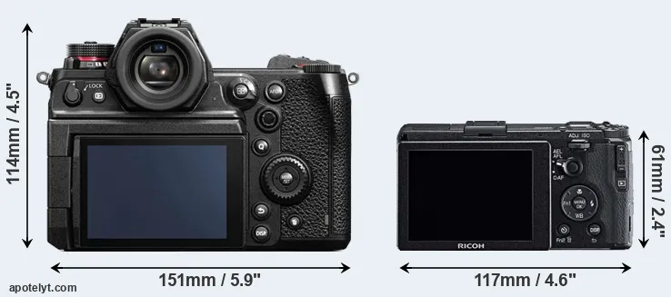 Comparison S1H or GR rear