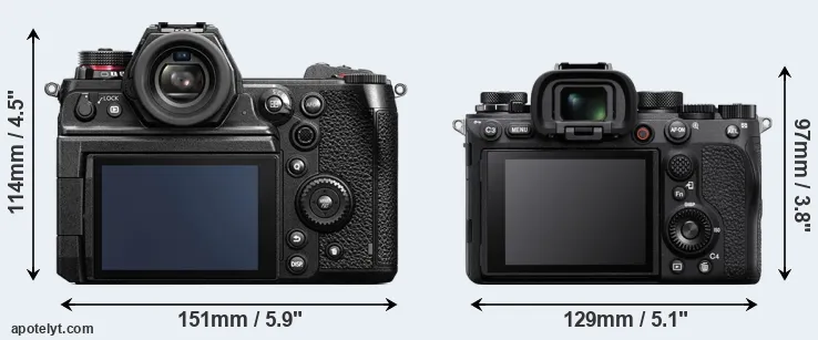 Comparison S1H or A1 rear