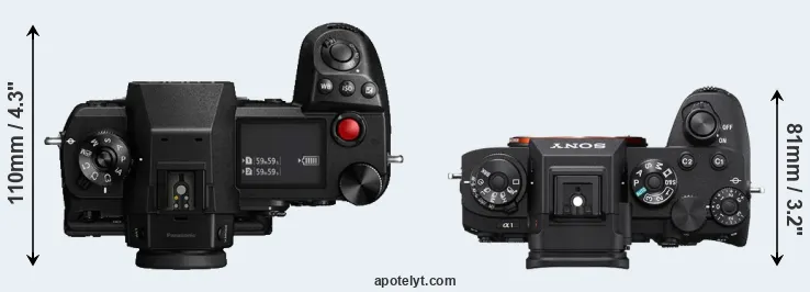 Compare S1H versus A1 top