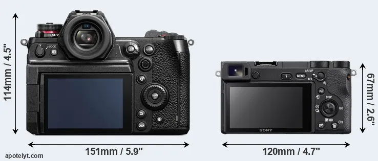 Comparison S1H or A6500 rear