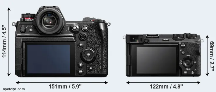 Comparison S1H or A6700 rear