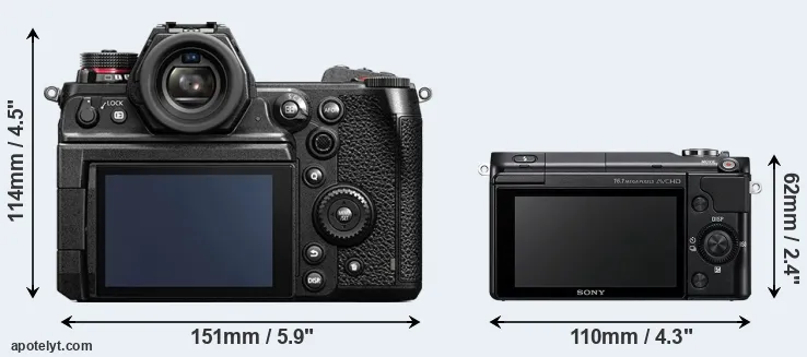Comparison S1H or NEX-3N rear