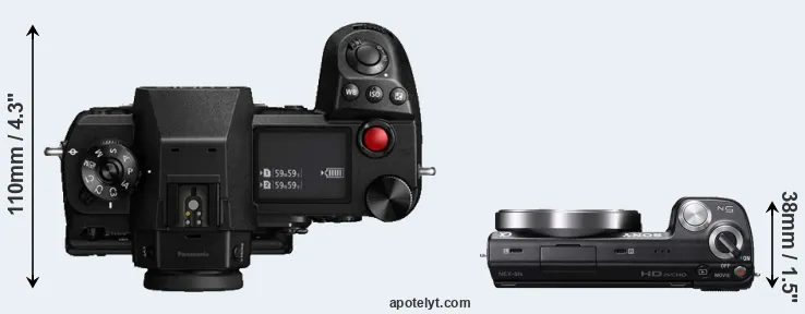 Compare S1H versus NEX-5N top