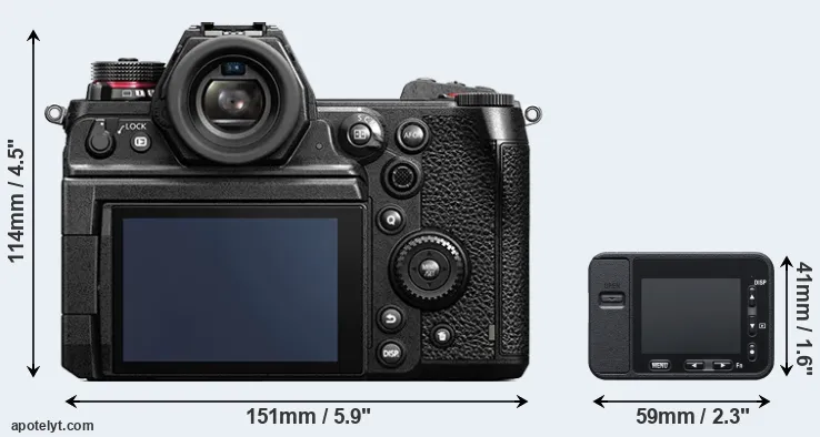 Comparison S1H or RX0 rear