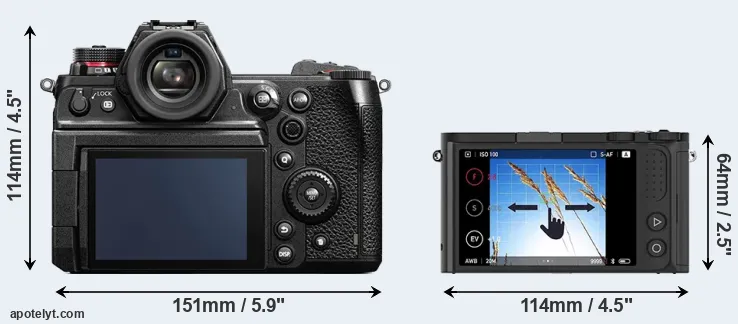 Comparison S1H or M1 rear