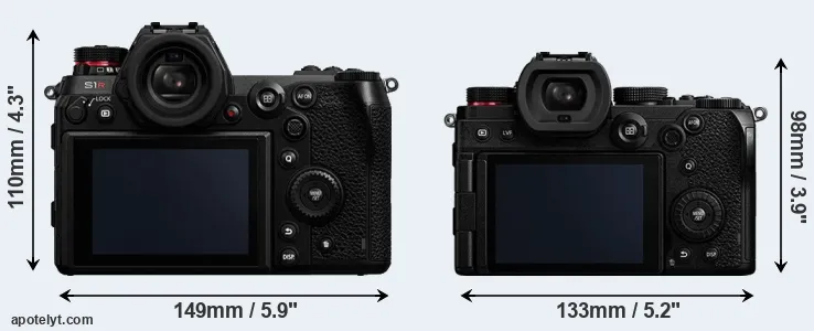 Comparison S1R or S5 rear