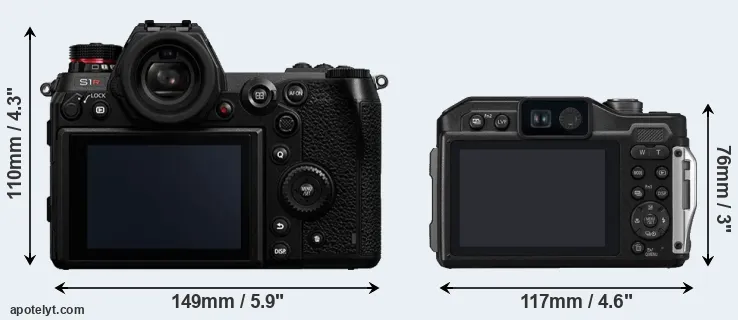 Comparison S1R or TS7 rear