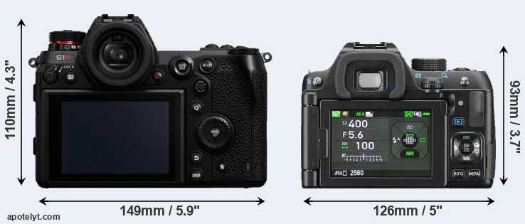 Comparison S1R or K-70 rear