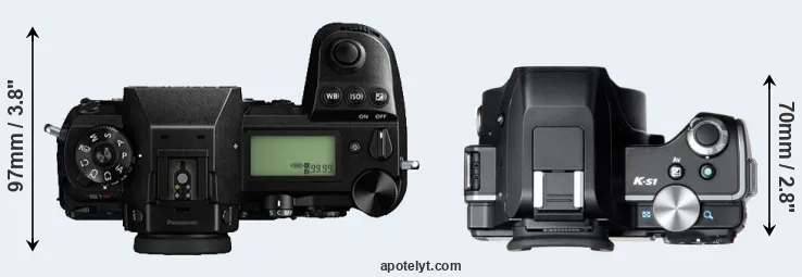 Compare S1R versus K-S1 top