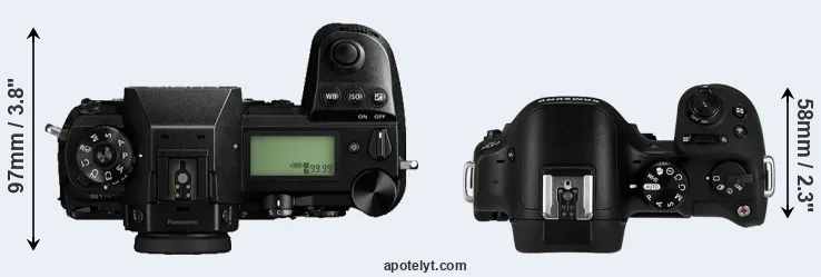 Compare S1R versus NX30 top