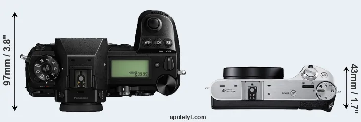 Compare S1R versus NX500 top