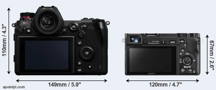 Comparison S1R or A6000 rear