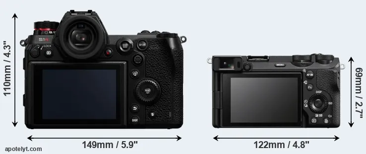 Comparison S1R or A6700 rear