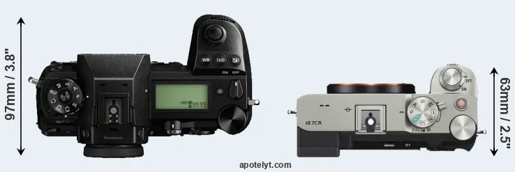 Compare S1R versus A7C R top