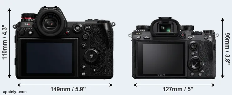Comparison S1R or A9 rear