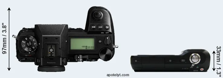 Compare S1R versus NEX-3 top