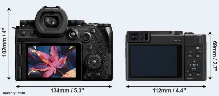 Comparison S5 II or ZS80 rear