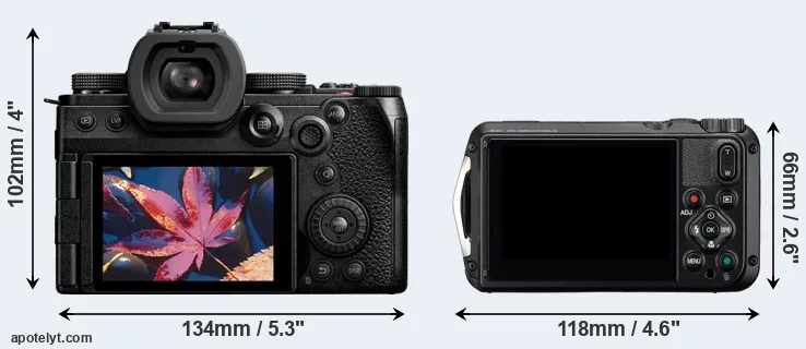 Comparison S5 II or WG-8 rear
