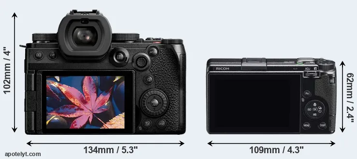 Comparison S5 II or GR IIIx rear