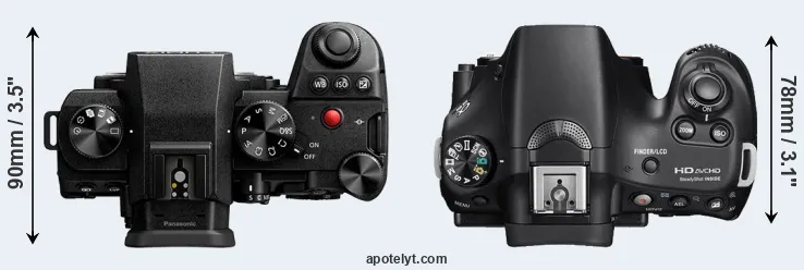 Compare S5 II versus A58 top
