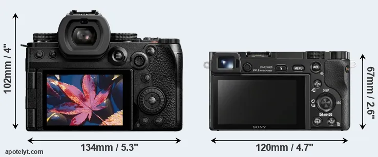 Comparison S5 II or A6000 rear
