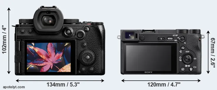 Comparison S5 II or A6500 rear
