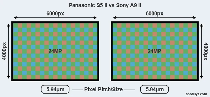 S5 II versus A9 II MP