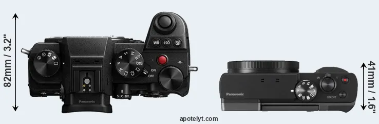 Compare S5 versus TZ90 top