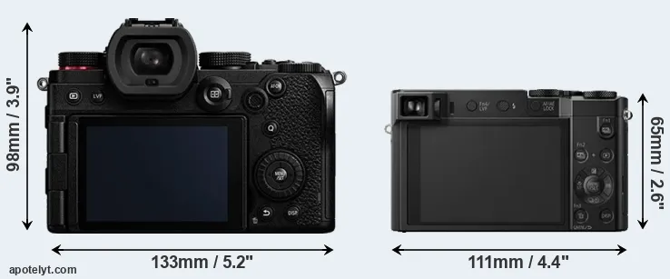 Comparison S5 or ZS100 rear