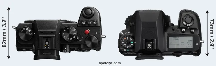 Compare S5 versus K-5 top