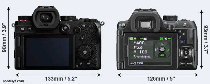 Comparison S5 or K-70 rear
