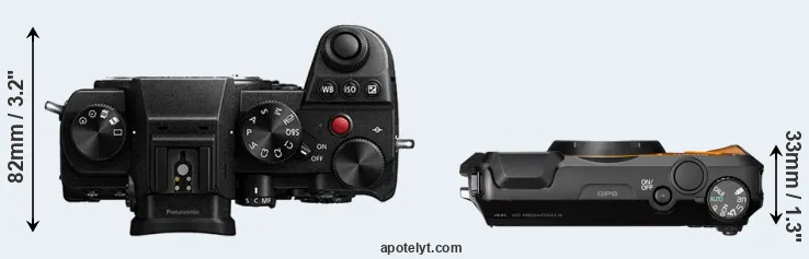 Compare S5 versus WG-6 top