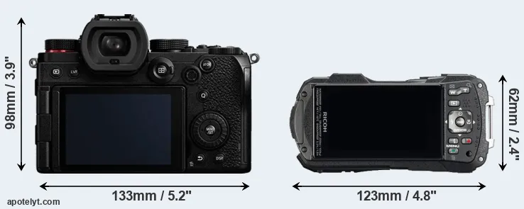 Comparison S5 or WG-60 rear