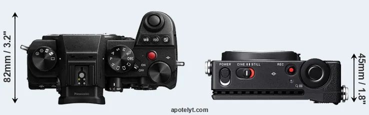 Compare S5 versus fp L top