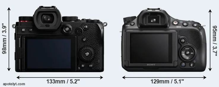 Comparison S5 or A58 rear
