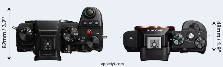 Compare S5 versus A7 top
